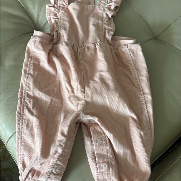 Carter's Peach Ruffled Overalls - Picture 5 of 12